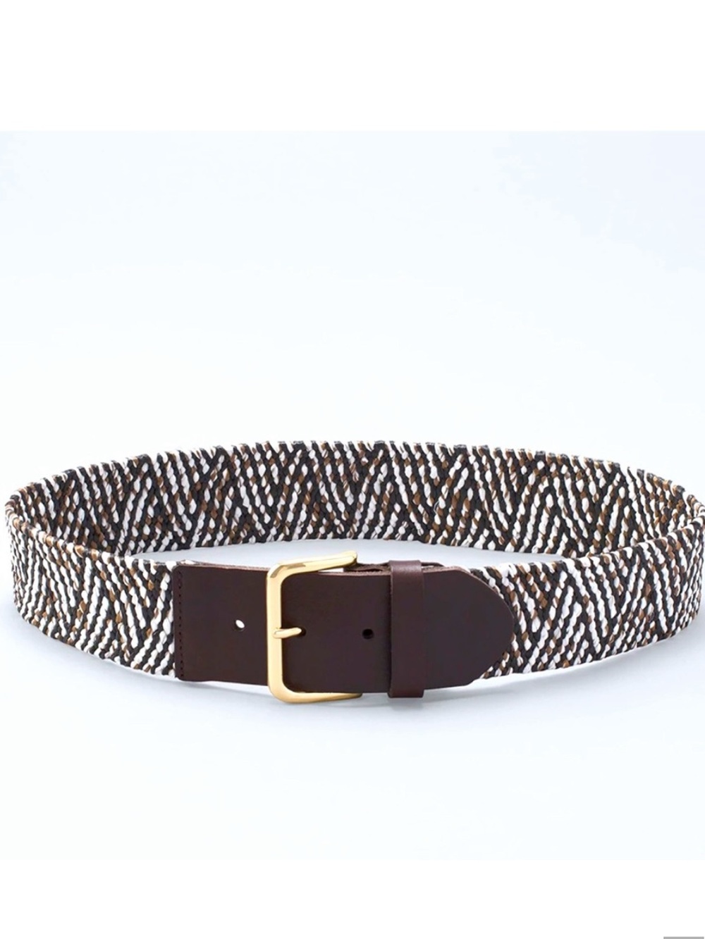 WHBM WOVEN STRETCH WIDE BELT